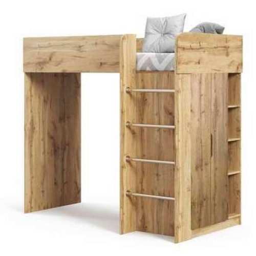 Ліжко Горище дитяче Bed Room 3 корпус дуб Тахо з шафою та драбиною
