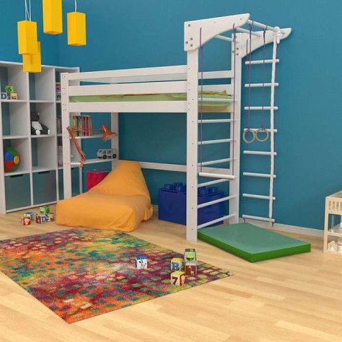 Ліжечко горище спортивне (babyson 12) 80x190см дитяче недороге