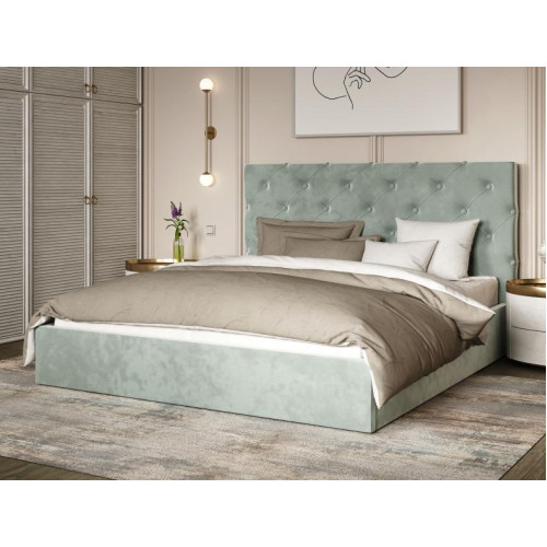 Кровать двуспальная Велюр Кровать двуспальная Велюр