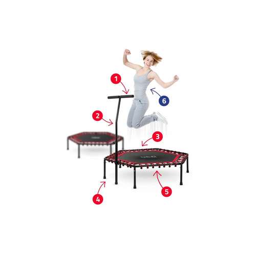 Батут для фітнесу 127 см чорно-червоний Neo-Sport з поручнем купити за ціною 2 852 грн. Батут для фітнесу 127 см чорно-червоний Neo-Sport з поручнем купити за ціною 2 852 грн.