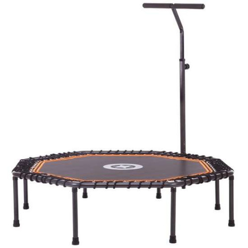 Фитнес батут для джампинга восьмиугольный с ручкой ø122см черный оранжевый ✅ хорошие характеристики Фитнес батут для джампинга восьмиугольный с ручкой ø122см черный оранжевый ✅ хорошие характеристики