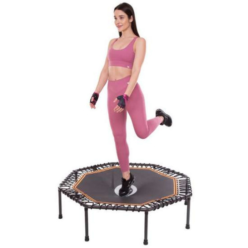 Фитнес батут для джампинга восьмиугольный с ручкой ø122см черный оранжевый ✅ хорошие характеристики Фитнес батут для джампинга восьмиугольный с ручкой ø122см черный оранжевый ✅ хорошие характеристики