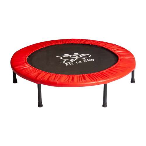 Складной комнатный батут FitToSky 102 см, красный