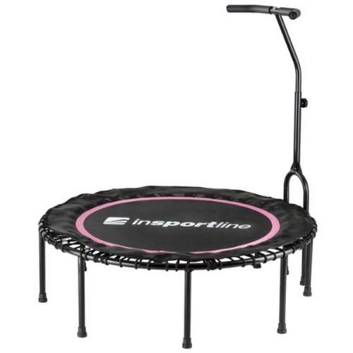 Батут для фитнеса 114 см черно-розовый inSPORTline Cordy с перилами