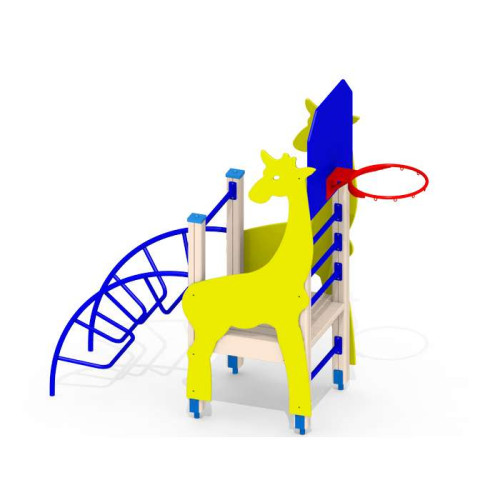 Детский уличный спортивно-игровой комплекс Жираф на площадку