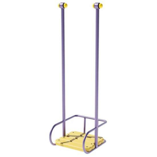 Детская люлька металлическая с деревянным сидением оборудование для качелей