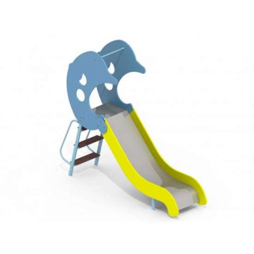 Детская горка маленькая высота спуска 90 см в садик Детская горка маленькая высота спуска 90 см в садик