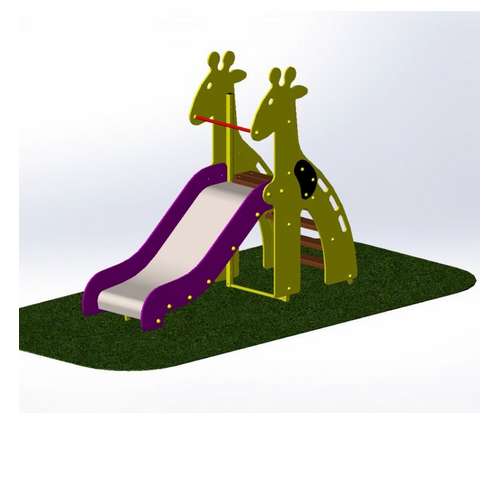 Горка для детей Жираф спуск 800мм для садов и во двор