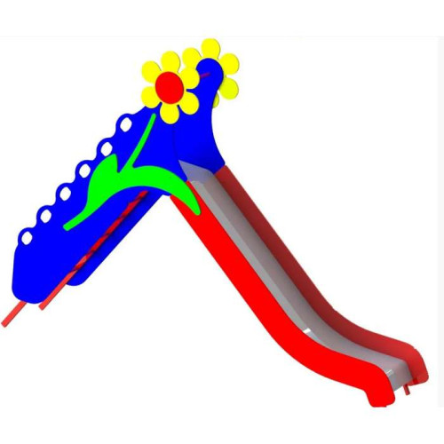Детская горка Ромашка 3м с высокими бортиками уличная