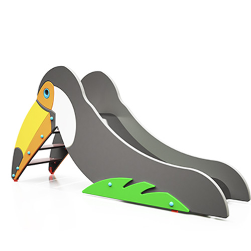 Детская уличная горка Тукан в виде птицы