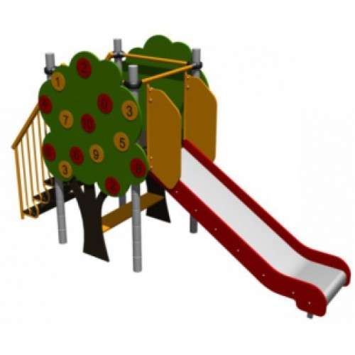 Горка для детей "Яблочный сад" (малая) 100mm