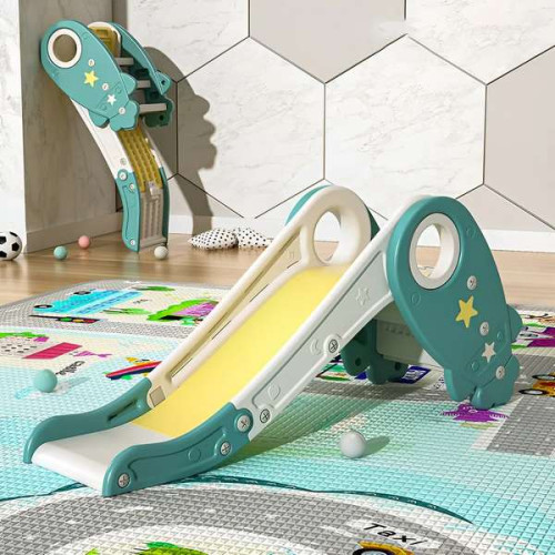 Дитяча гірка Rocky бірюзова 125 см Ракета