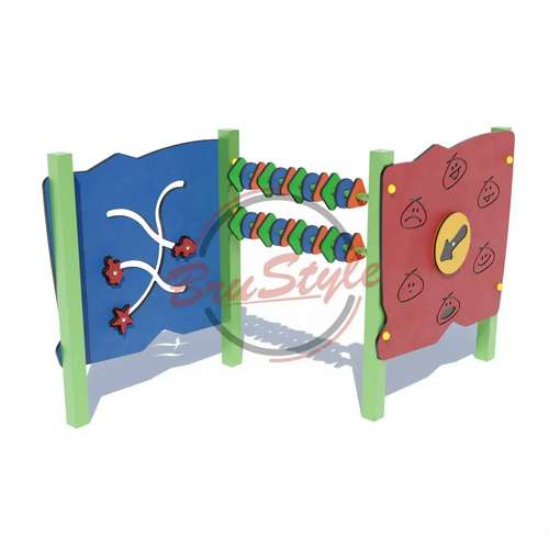 Игровая интерактивная панель тройная уличная