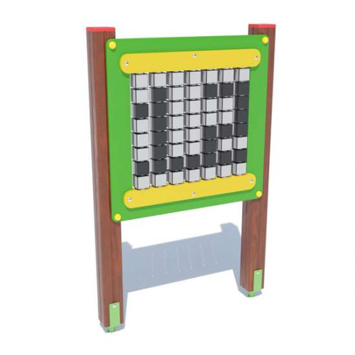 Детская игровая развивающая панель "Умные кубики"