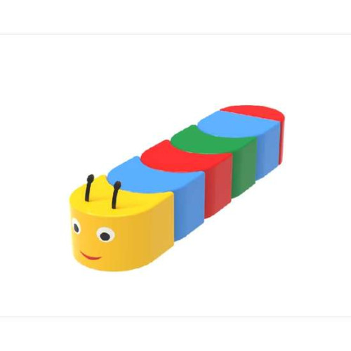 Дитячий ігровий модульний набір Гусеничка різнокольрова