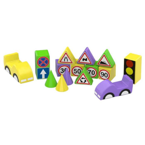 Игровой детский набор модулей Автошкола Игровой детский набор модулей Автошкола