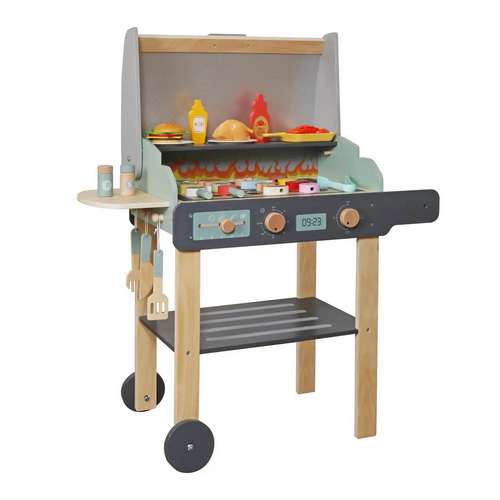 Детский деревянный гриль-барбекю Avko с аксессуарами