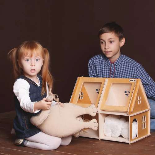 Дерев'яний будиночок для улюбленої ляльки купити за ціною 1 440 грн. Дерев'яний будиночок для улюбленої ляльки купити за ціною 1 440 грн.