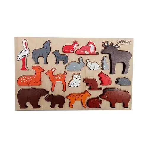 Развивающая игра для комплексного развития "Дикие животные"