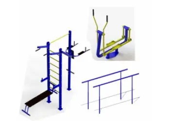 Спортивные комплексы, турники, тренажёры уличные