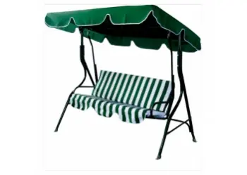 Садова гойдалка для вулиці з козирком