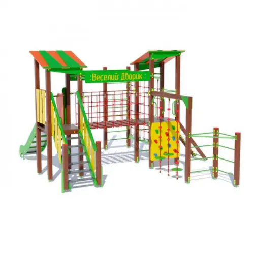 Дитячий металевий комплекс "Веселий дворик"