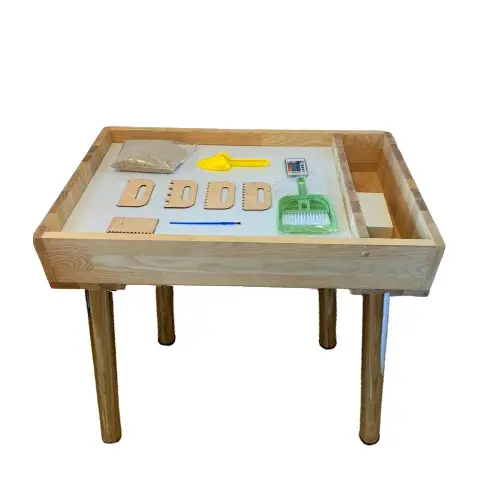 Стіл пісочниця з підсвічуванням для малювання піском, ясен