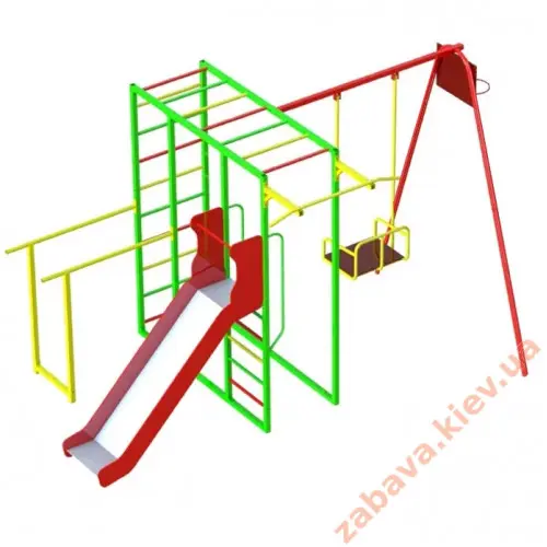 Дельфін ігровий спортивний комплекс на дитячий майданчик