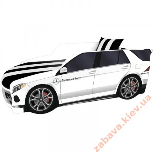 Кровать машина Мерседес (MERCEDES Premium) белая внедорожник ✅ хорошие характеристики