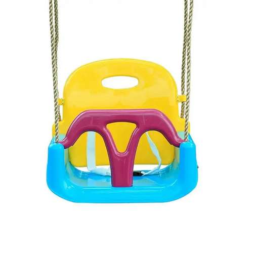 Детские качели подвесные COIL 3в1 желто-синие