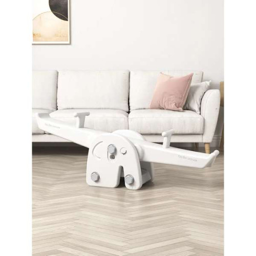 Детские качели-балансир EleFun серая 130 см для дома