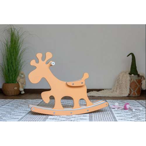 Детская игрушка качалка-каталка Олененка оранжевая ✅ хорошие характеристики Детская игрушка качалка-каталка Олененка оранжевая ✅ хорошие характеристики