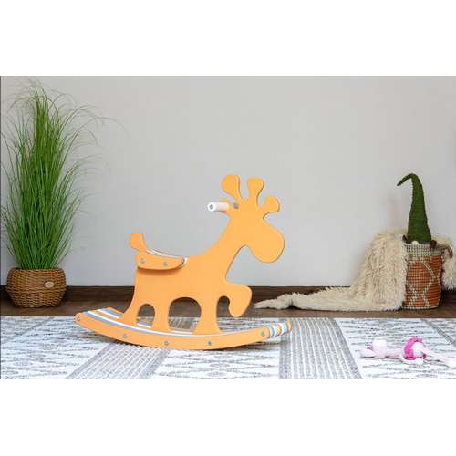 Детская игрушка качалка-каталка Олененка оранжевая ✅ хорошие характеристики Детская игрушка качалка-каталка Олененка оранжевая ✅ хорошие характеристики