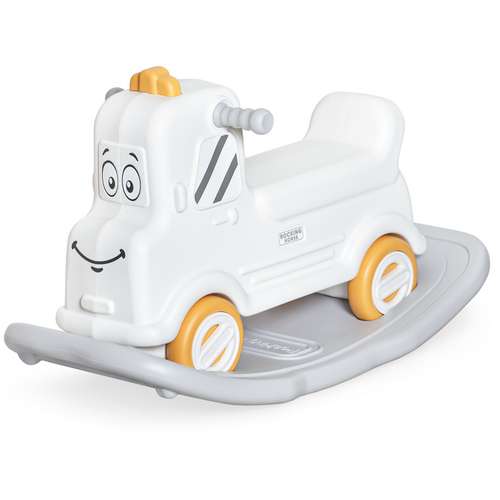 Детская машинка-качалка 2в1 Mack белая