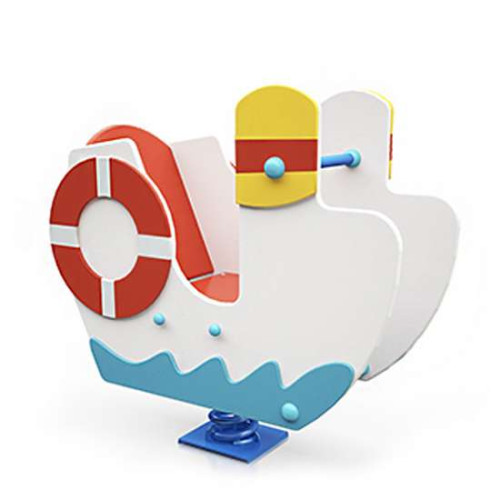 Детские качели на пружине "Пароход" уличная Детские качели на пружине "Пароход" уличная