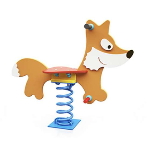 Детская качалка на пружине "Лисичка" уличная Детская качалка на пружине "Лисичка" уличная