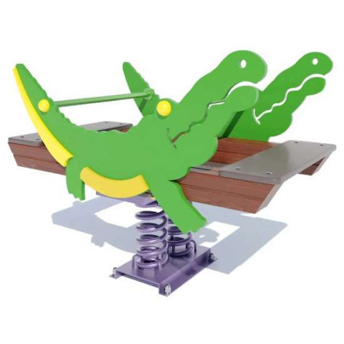 Гойдалки на пружинці Крокодильчики