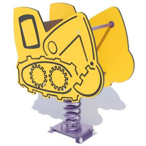 Качеля пружинка Бульдозер на площадку Качеля пружинка Бульдозер на площадку