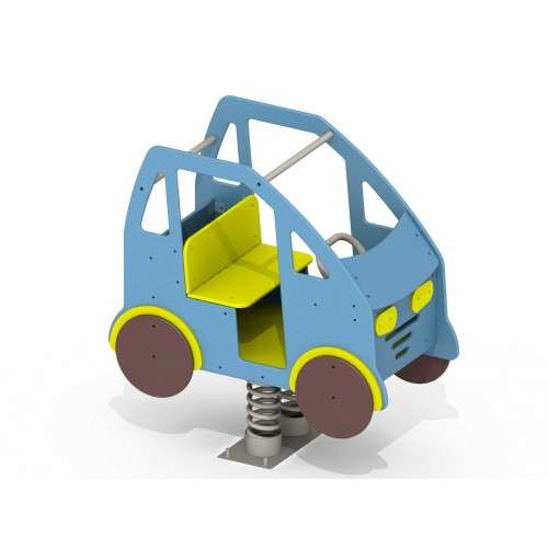 Детские уличные качели на пружине Автомобиль K31 Детские уличные качели на пружине Автомобиль K31