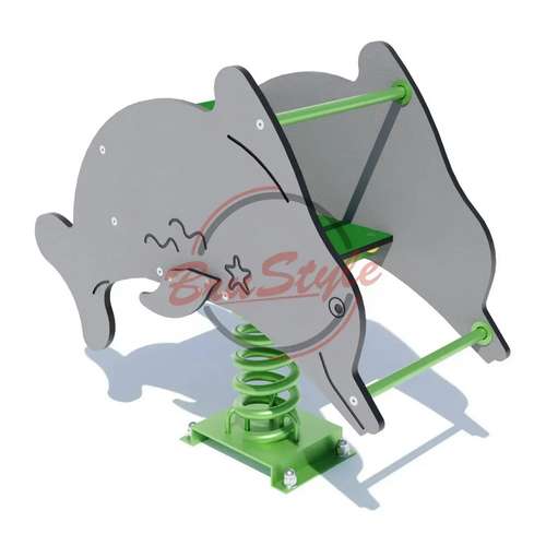 Детская качалка на пружине "Дельфин" Детская качалка на пружине "Дельфин"