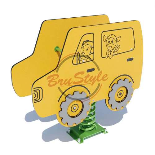 Детские качели на пружине "Джип" уличные Детские качели на пружине "Джип" уличные