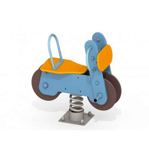 Детская качалка на пружине Мотоцикл на площадку Детская качалка на пружине Мотоцикл на площадку