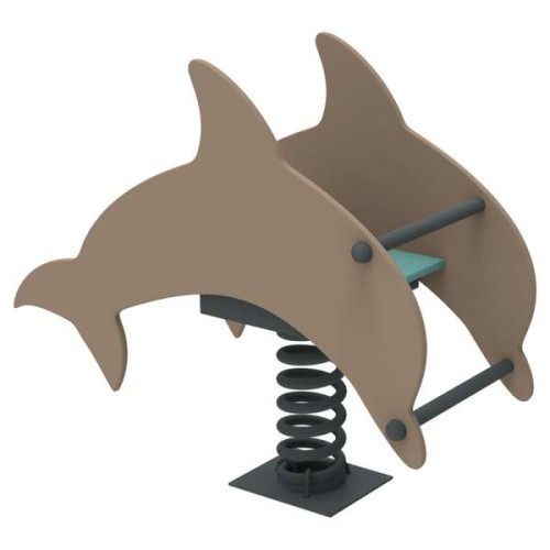 Качалка на пружине Дельфин