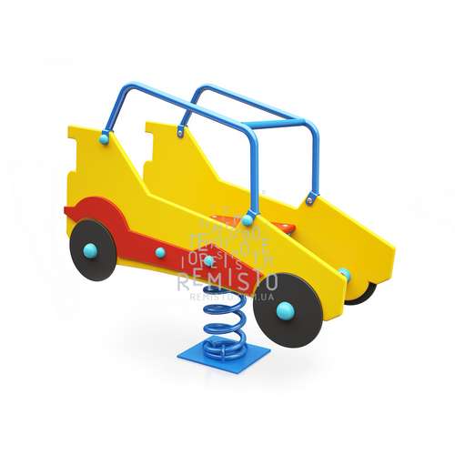 Дитяча вулична гойдалка на пружинці “Авто” на майданчик