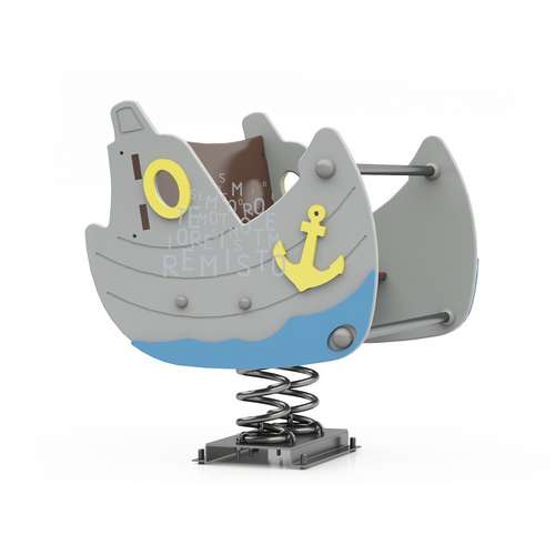 Детские качели на пружинке "Кораблик" Детские качели на пружинке "Кораблик"