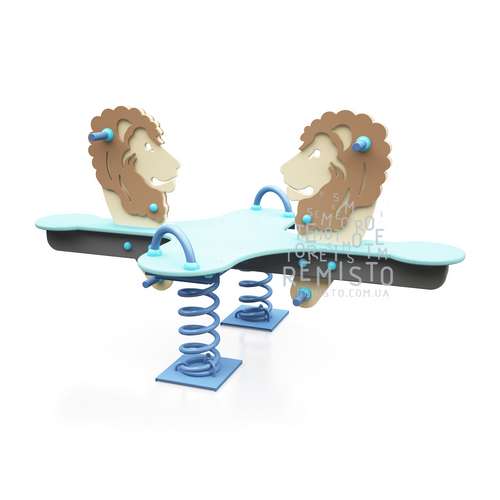Детский балансир на пружинах "Львы" уличная Детский балансир на пружинах "Львы" уличная