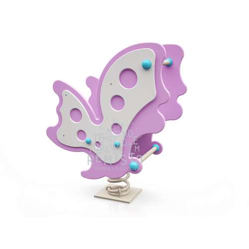 Уличные качели на пружинке "Бабочка" на площадку Уличные качели на пружинке "Бабочка" на площадку