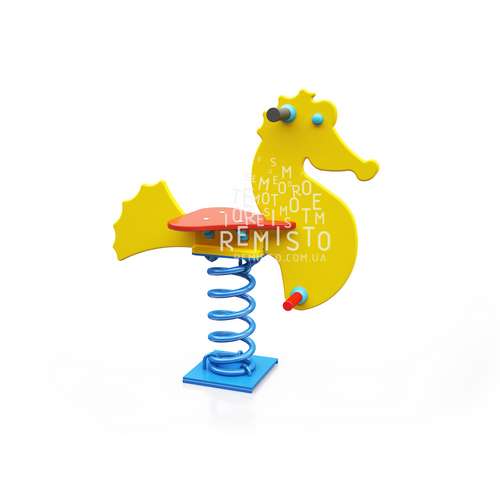 Детские качели на пружинке "Морской конек" уличная Детские качели на пружинке "Морской конек" уличная