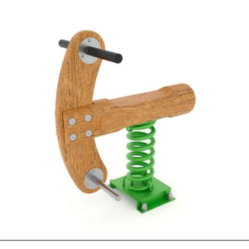 Деревянная детская Качалка на пружине во двор Деревянная детская Качалка на пружине во двор