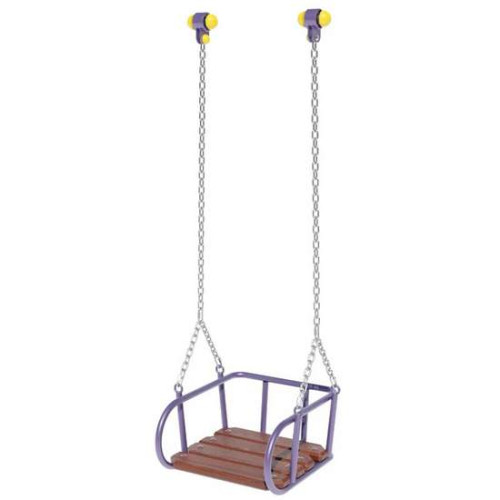 Детская люлька на цепях с деревянным сидением оборудование для качелей